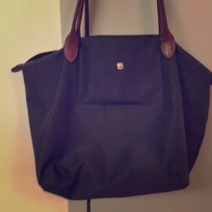 Longchamp vinyl large bag